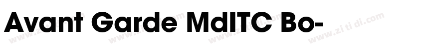 Avant Garde MdITC Bo字体转换